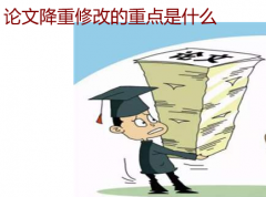 论文降重修改的重点是什么